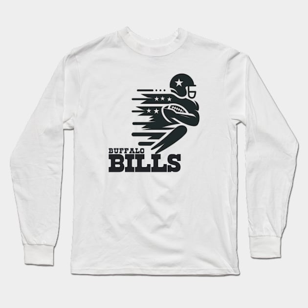 Buffalo Bills Long Sleeve T-Shirt by stylishkhan